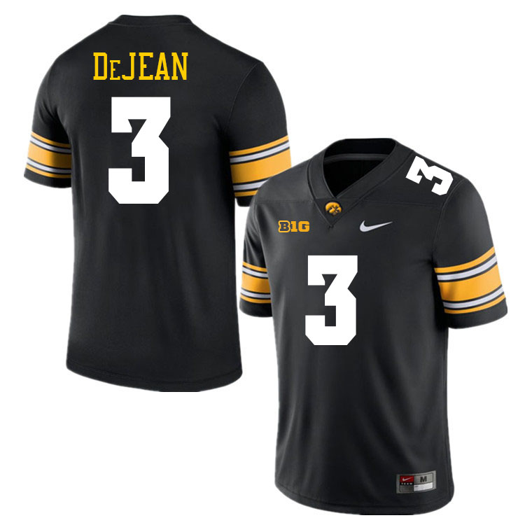 Cooper DeJean Iowa Jersey,University Of Iowa Hawkeyes Fotoball Uniforms,Jersey,Gears-Black